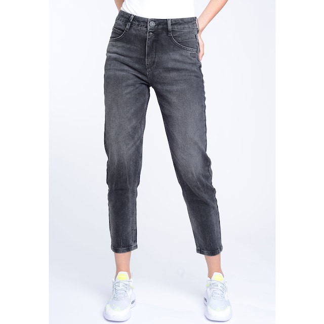 GANG Mom-Jeans »94ORA«, 2-Knopf-Verschluss mit verkürzter Beinlänge kaufen