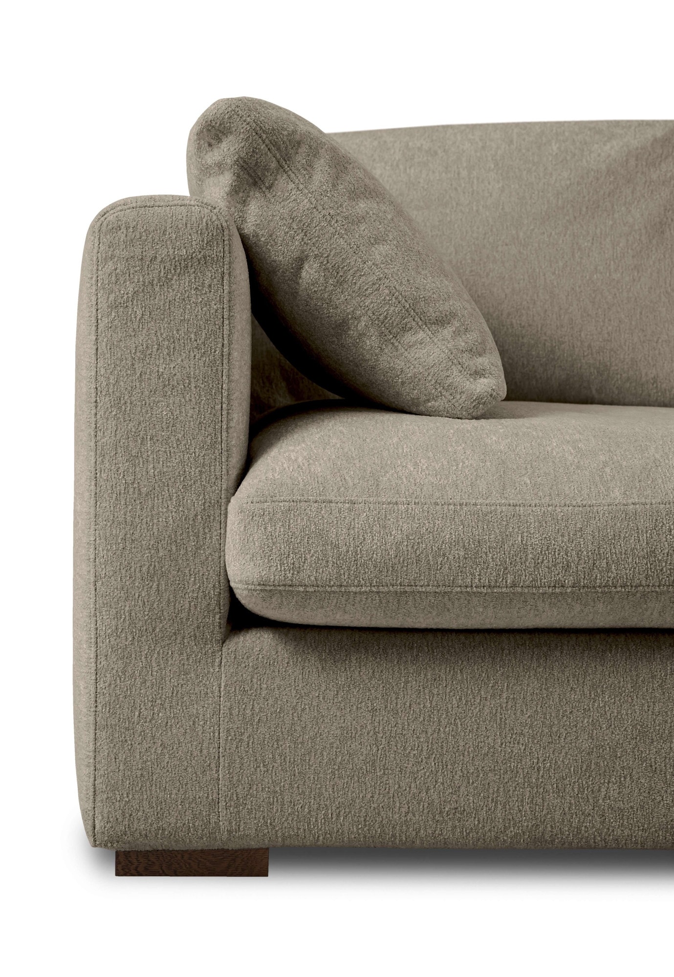 Home affaire Ecksofa »Coray«, Breite 266 cm, extra weich und kuschelig, mit Federn und Daunen