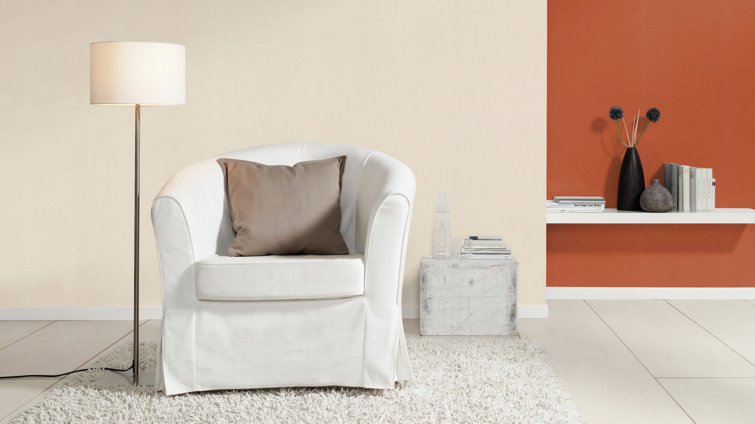 Rasch Vliestapete »Denzo« uni geprägt