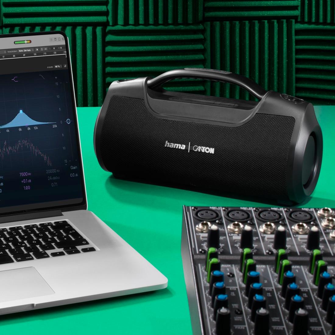 Hama Bluetooth-Lautsprecher »Bluetooth-Lautsprecher 60W (App, Party Box wasserfest IPX6, PowerPack)« (A2DP Bluetooth App-Steuerung | Kabellos | Powerbank ) Outdoor, tragbar, App-Steuerung, kabellos, Ladefunktion