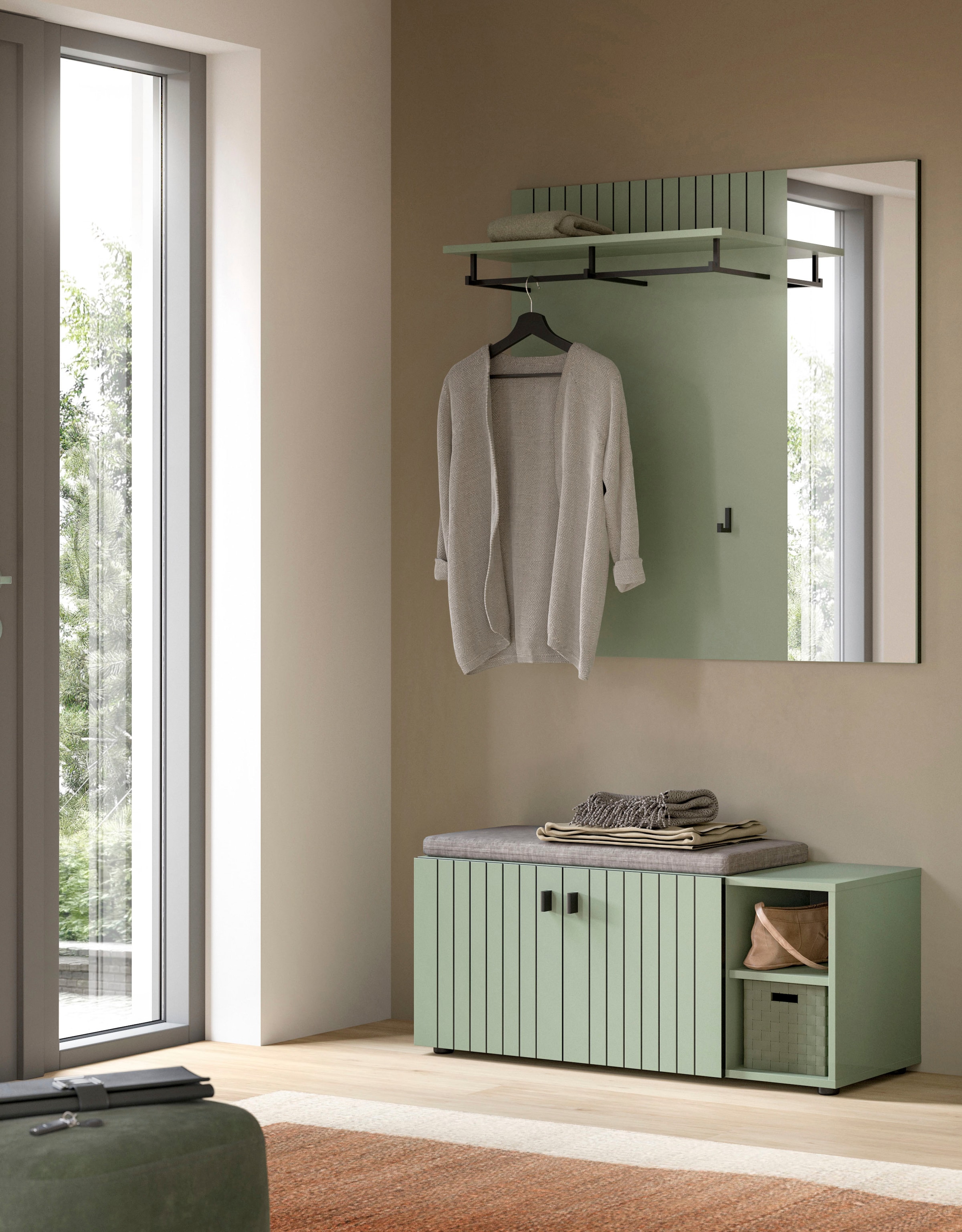 INOSIGN Garderoben-Set »TATIO, 3-tlg. Garderobenkombination, Breite: 106 cm günstig online kaufen