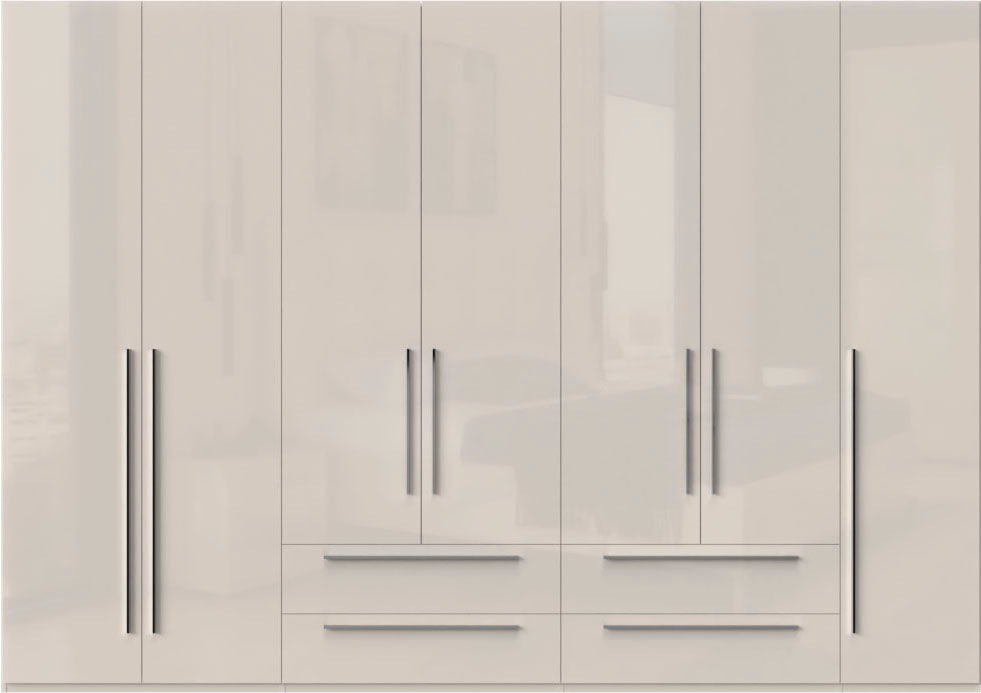 Places of Style Kleiderschrank »Piano, UV lackiert, hochglänzend in beige o günstig online kaufen