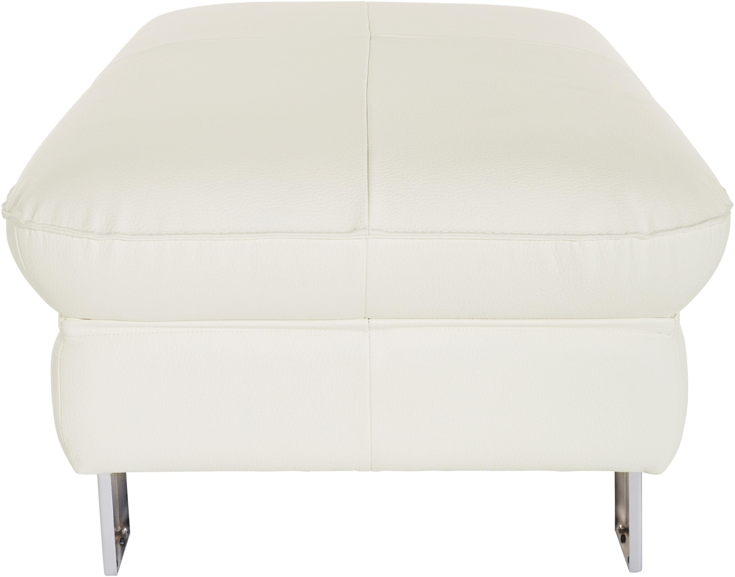 COTTA Polstergarnitur »Driver L-Form«, (Set), Set bestehend aus: Ecksofa mit Kopfteilverstellung & Hocker
