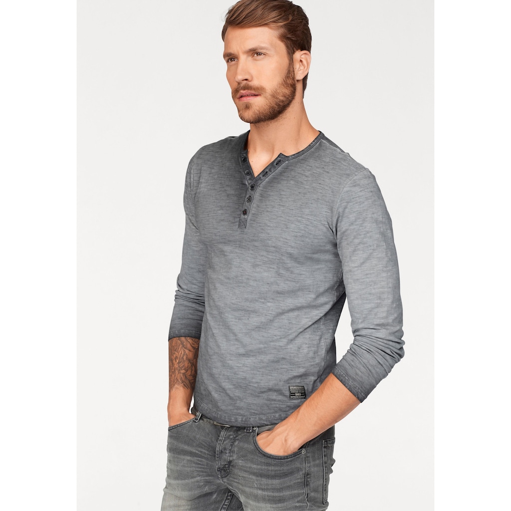 Bruno Banani Langarmshirt, Slubyarn