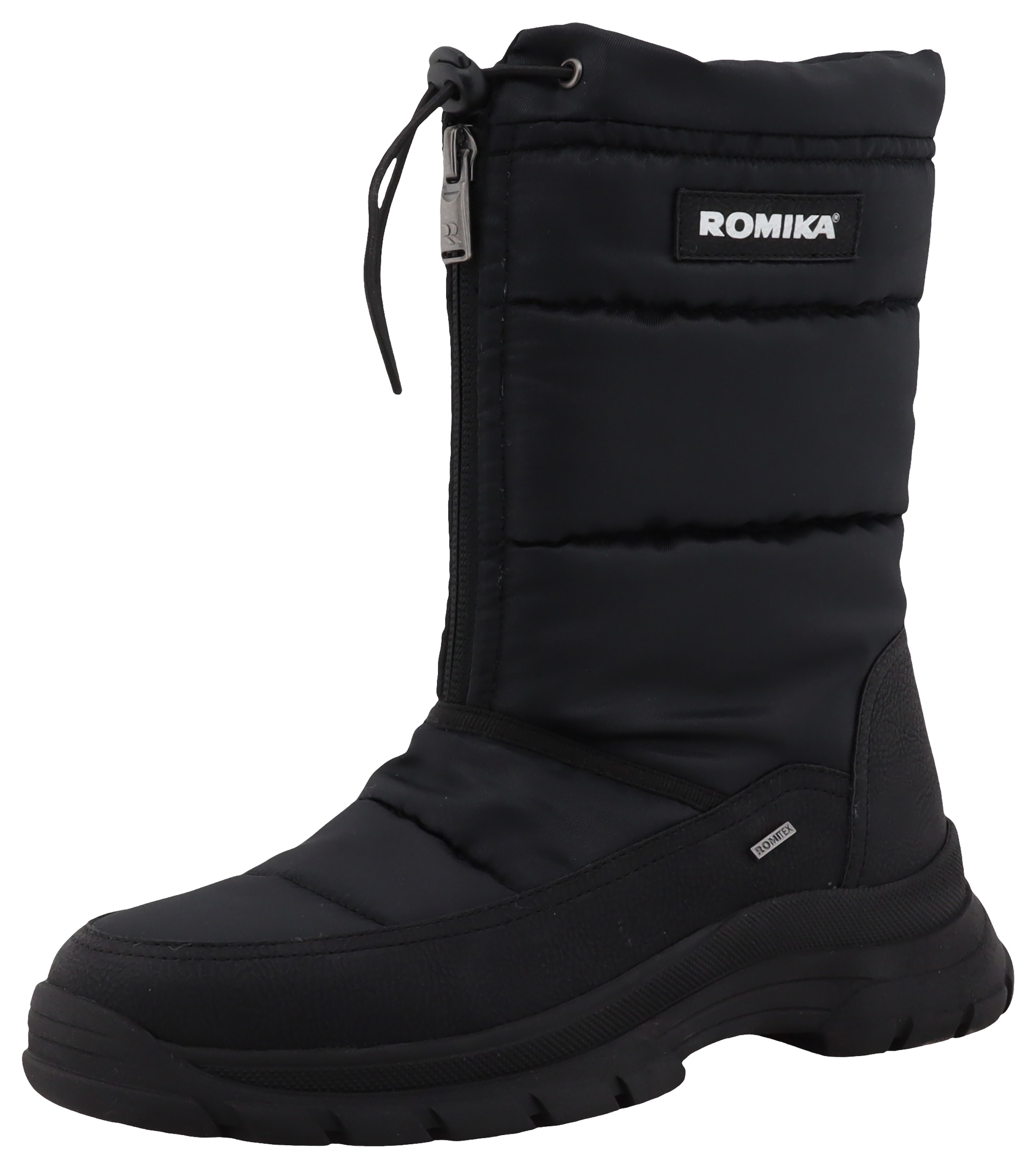 Romika Winterstiefel, Keilabsatz, Schlupfstiefel mit wasserabweisender ROMITEX-Membran
