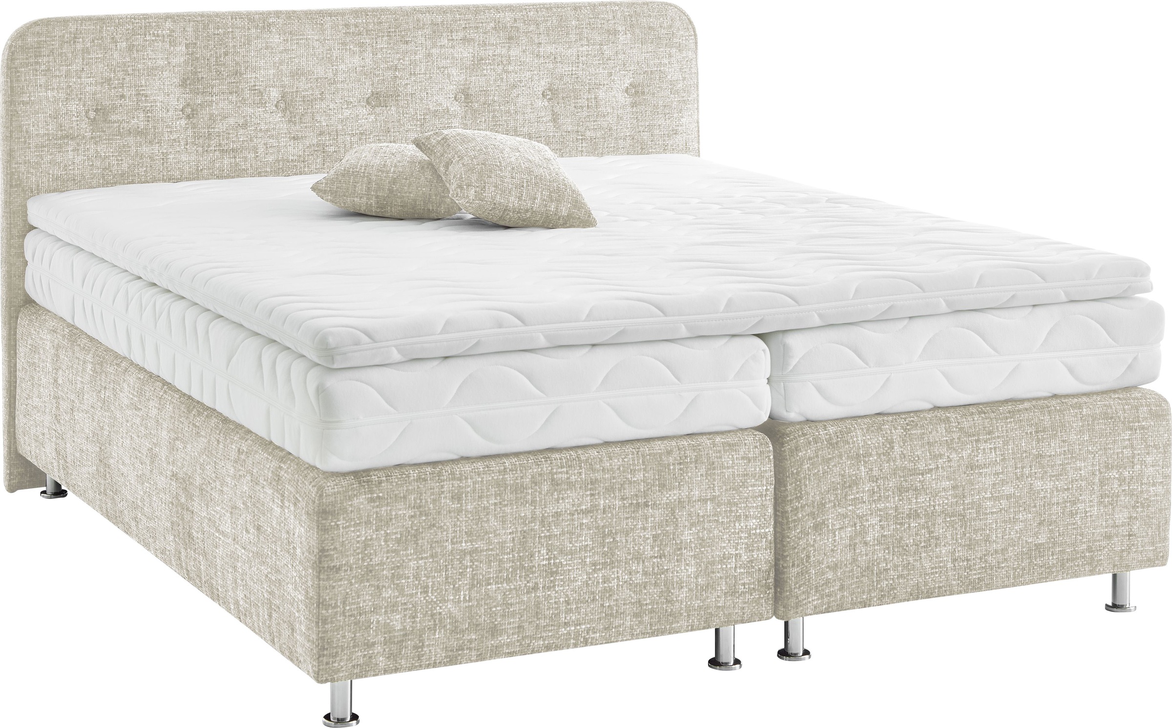 Westfalia Schlafkomfort Boxspringbett »Sapporo«, Inkl. Zierkissen, wählbar günstig online kaufen