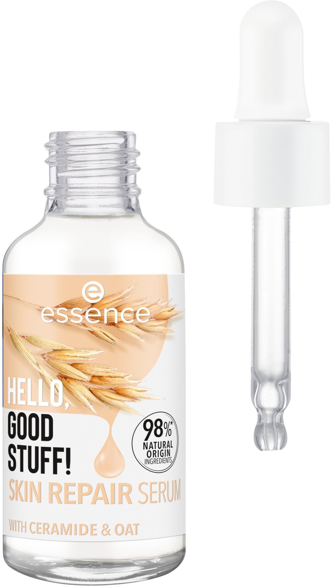 Essence Gesichtsserum »HELLO, GOOD STUFF! SKIN REPAIR SERUM«, (3er Pack)