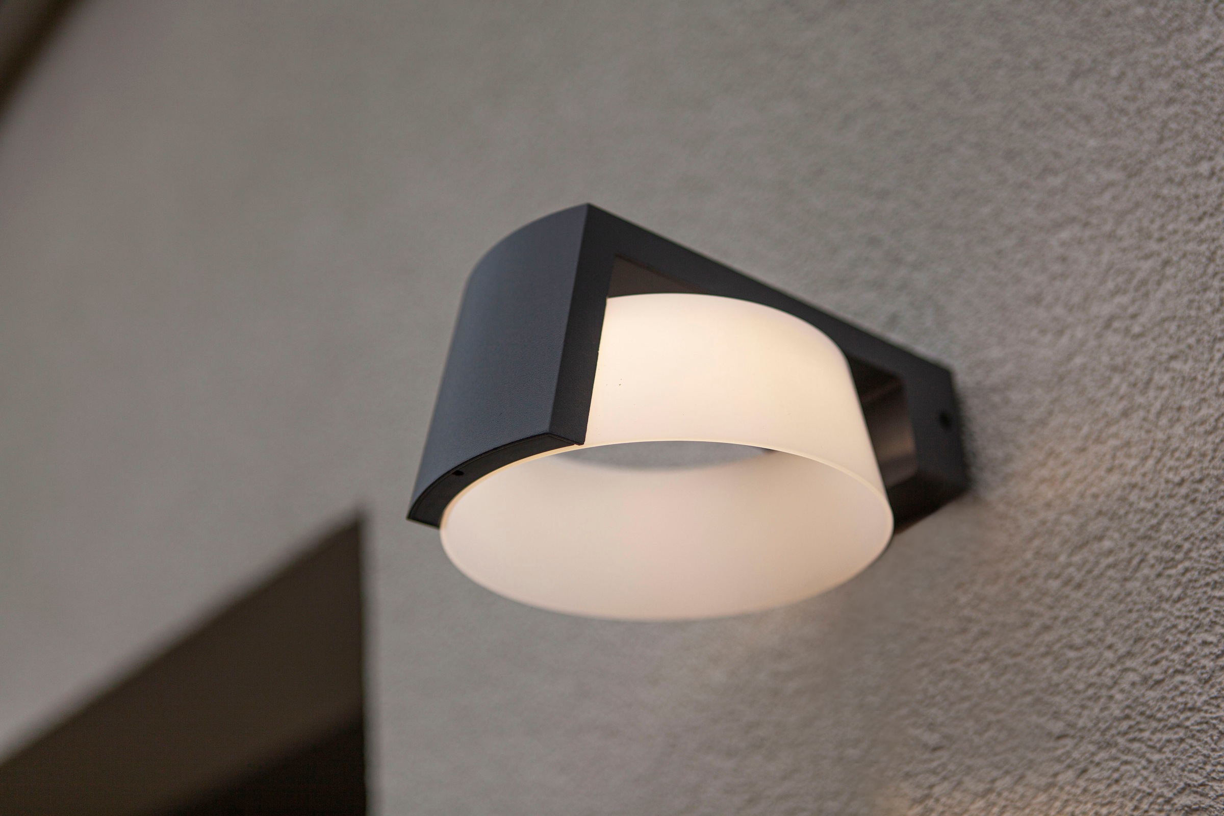 LUTEC LED Außen-Wandleuchte »MOON«, Leuchtmittel LED-Modul | LED fest integriert