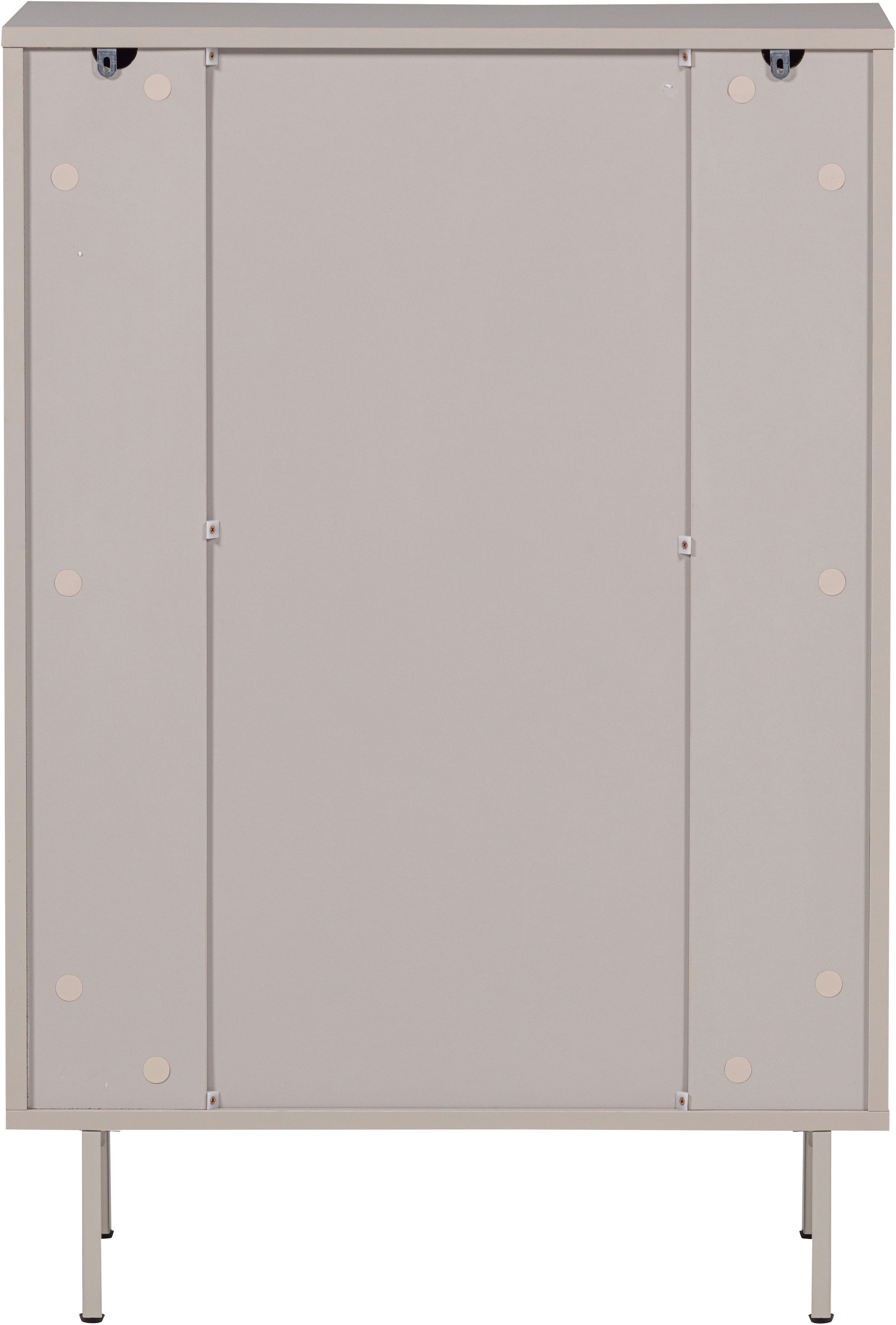 WOOOD Sideboard »Tours mit Melamin-MDF und sichtbare Maserung B 70 x T 42 x H 102 cm« Tragkraft Deckplatte 50 kg, kratz- und hitzebeständige Oberfläche