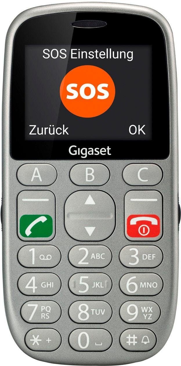 2. Bild von Gigaset Handy »Gigaset GL390«, titansilberfarben, 5,08 cm/2,2 Zoll