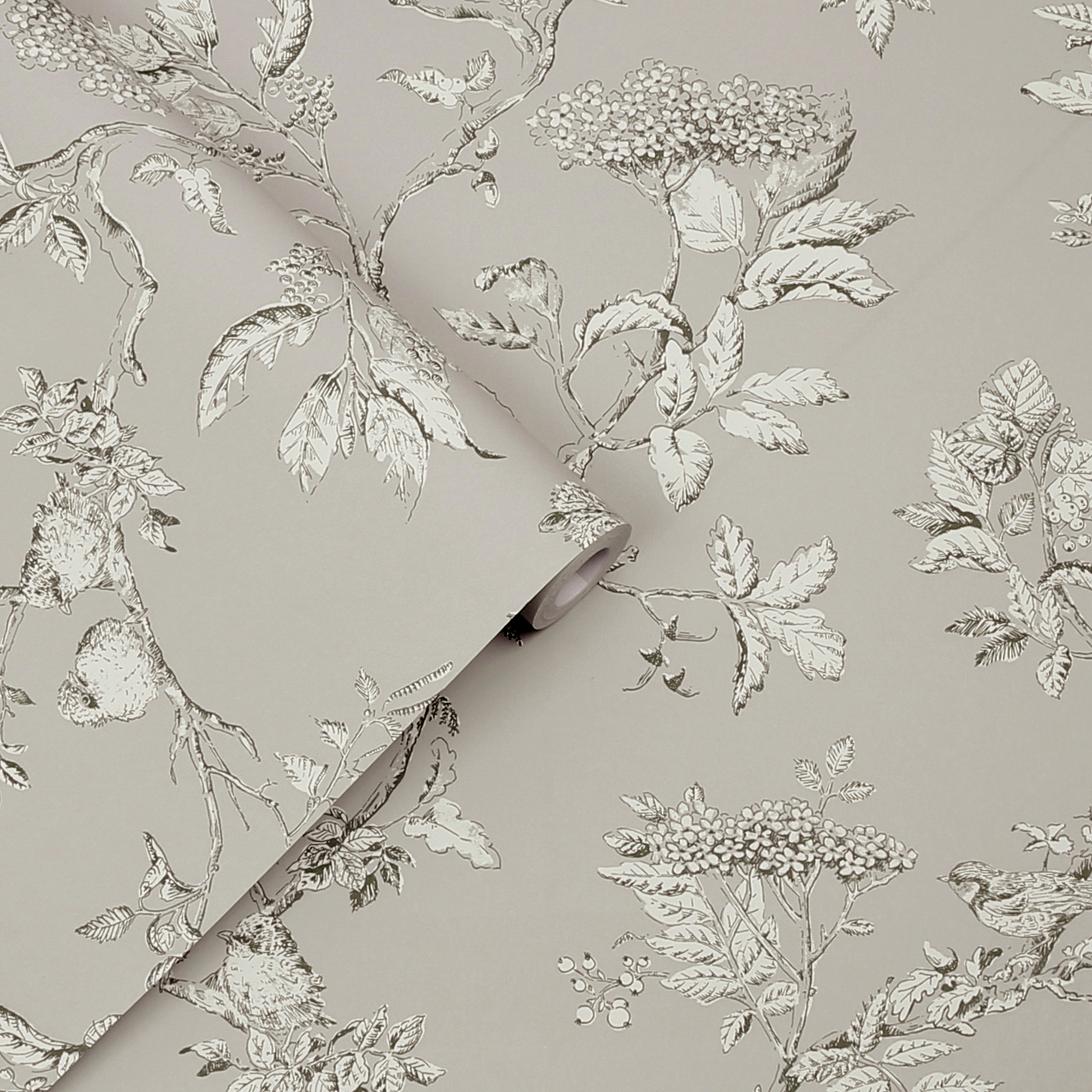 LAURA ASHLEY Vliestapete »Elderwood«, gemustert, FSC® zertifiziert, mit lebhaftem Druck, 10 Meter Länge
