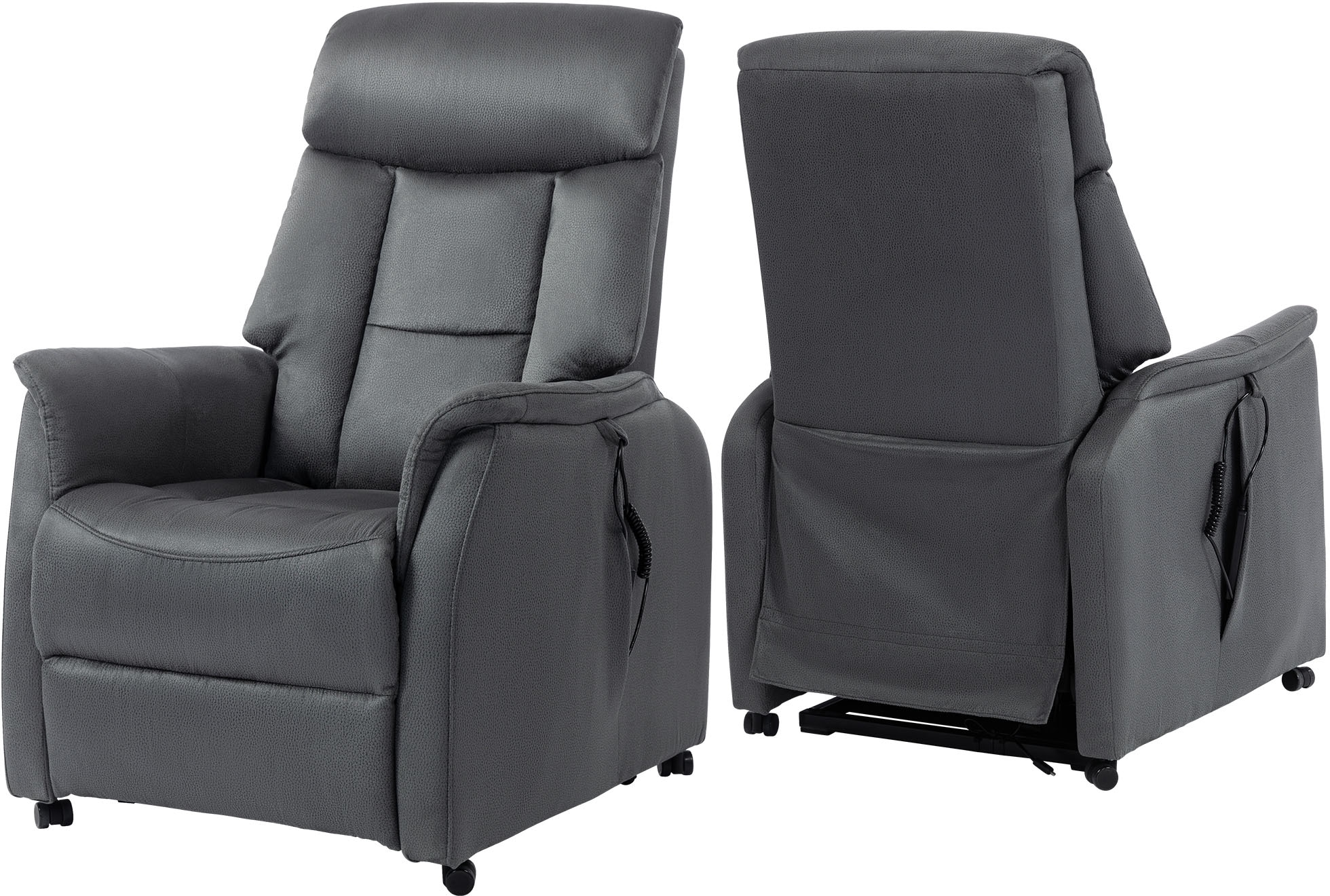 Duo Collection TV-Sessel »Sorrent mit regulierbarer Sitzheizung, elektrischer Aufstehhilfe« Relaxfunktion und Taschenfederkern mit Stahlwellenunterfederung