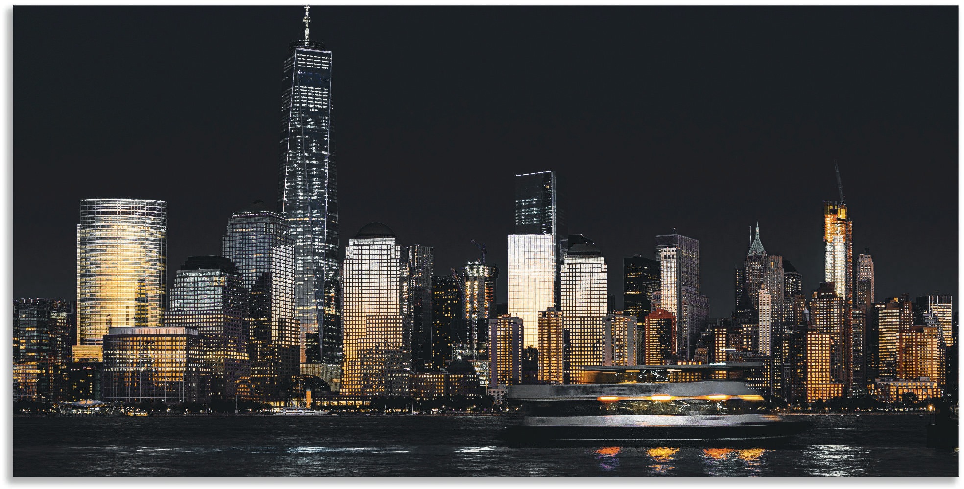 Artland Wandbild »New York Financial Distrikt« New York 1 Stk. tlg. als Alu günstig online kaufen