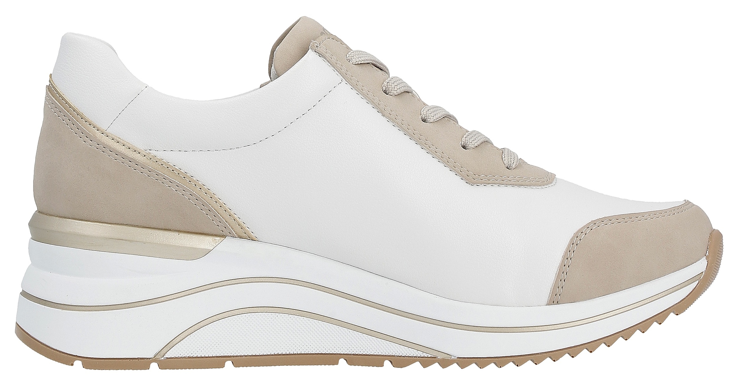 Remonte Keilsneaker  , Freizeitschuh, Halbschuh, Schnürschuh, vegane Verarbeitung