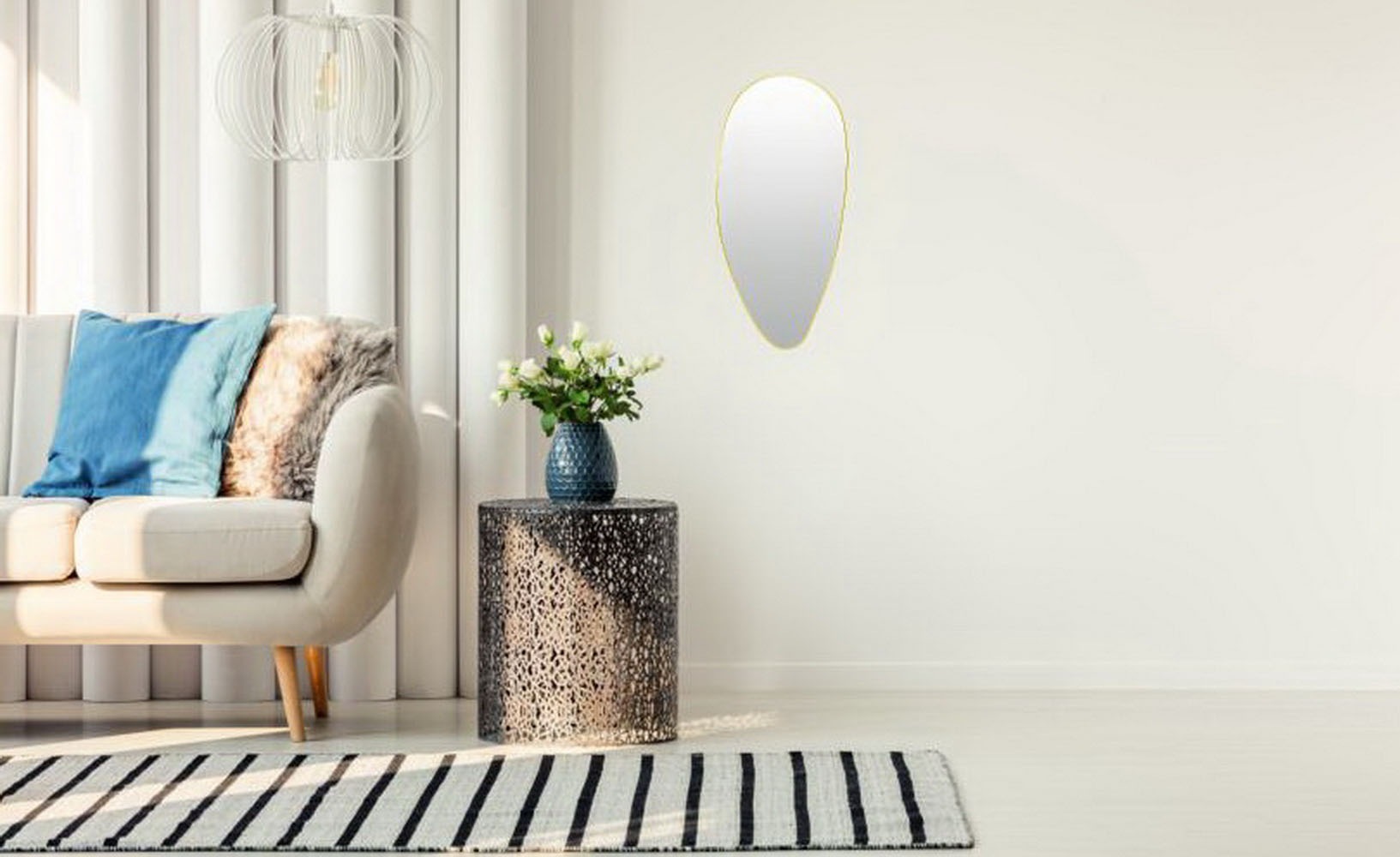 Spiegel 17 x 34 cm  ¦ gold ¦ Glas,Aluminium,Holzwerkstoff,Metall ¦ Maße (cm günstig online kaufen