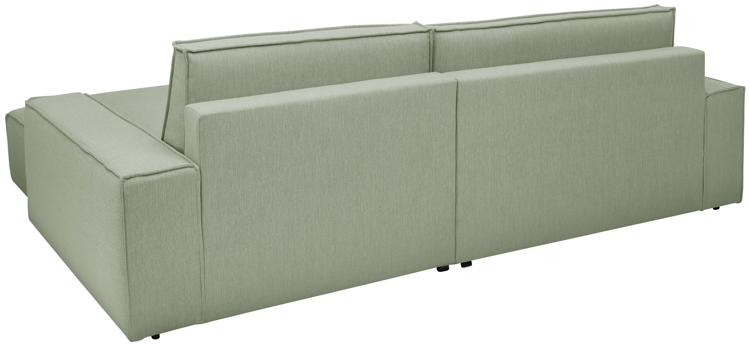 Home affaire Ecksofa »NEU: SHERWOODL XXL 284, Big-Sofa L-Form, tiefe Sitzfläche 95 cm, Cord,«, Leinenoptik, Recamiere rechts/links, auch als Schlafsofa stellbar