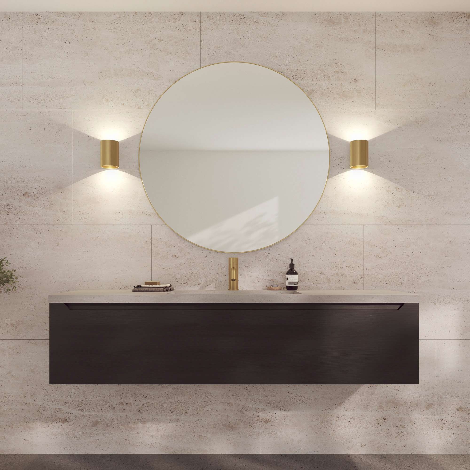 Loevschall Wandspiegel »Refine Wandspiegel rund – stilvoller Designspiegel günstig online kaufen