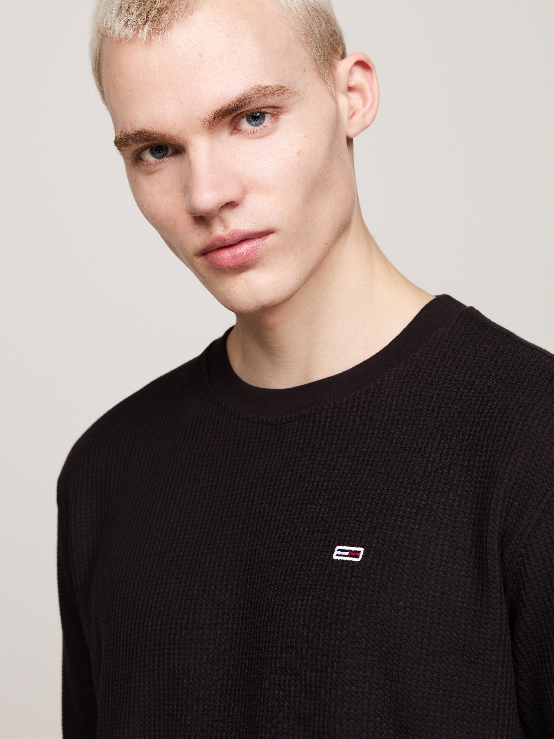 Tommy Jeans Longsleeve »TJM REG WAFFLE L/S TEE«