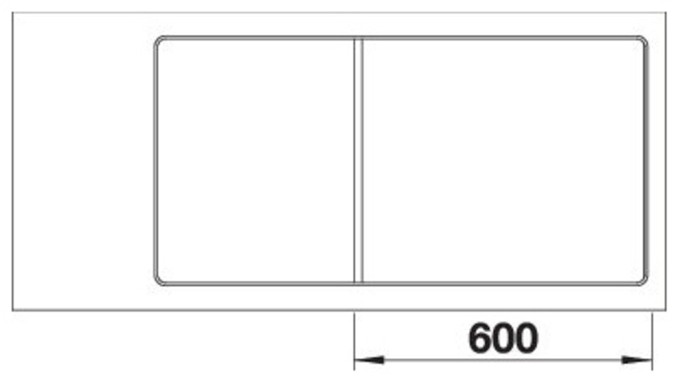 Blanco Granitspüle »AXIA III 6 S-F« 1 Stk. tlg. inklusive Esche-Compound-Brückenschneidebrett und Multifunktionsschale