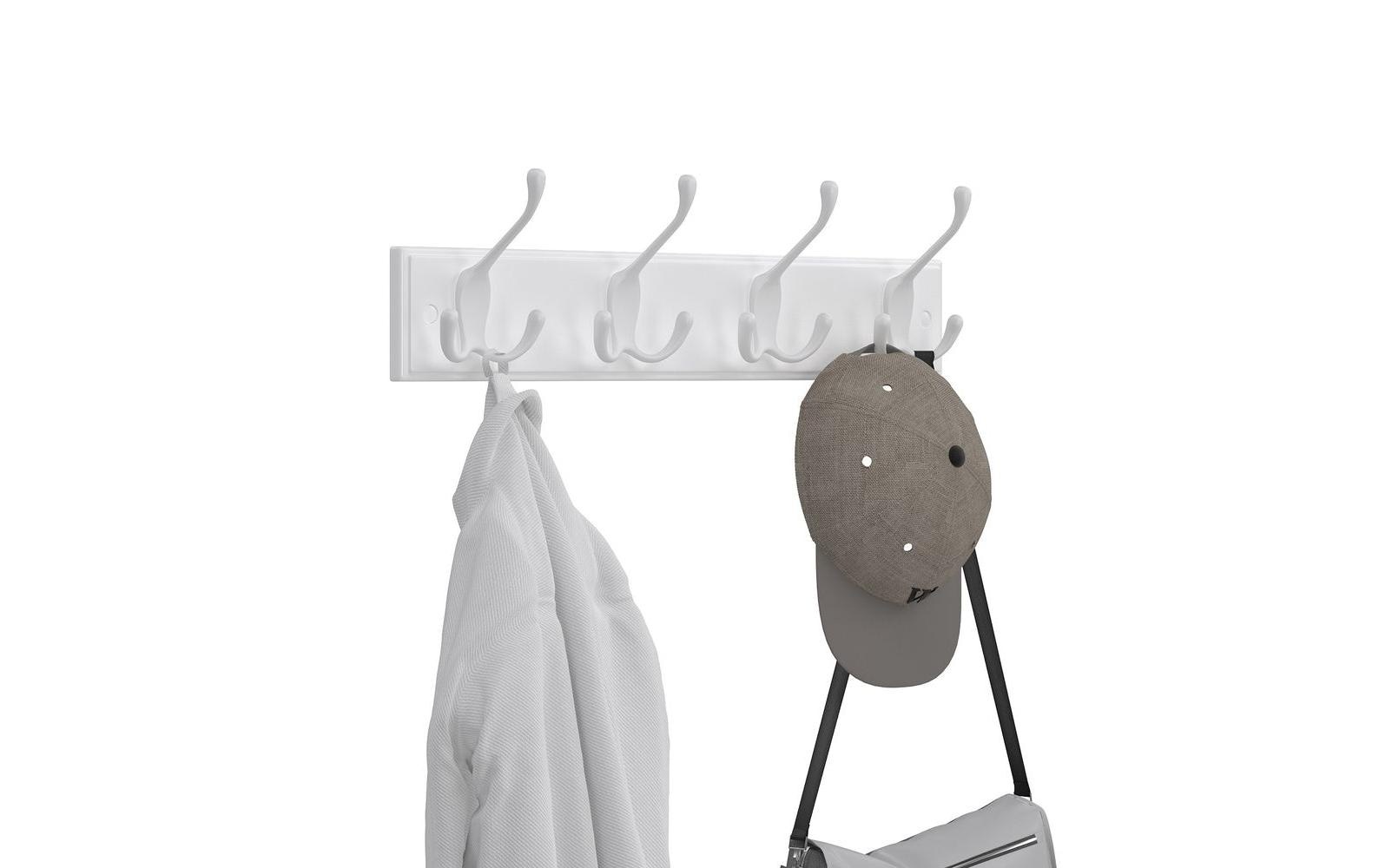 SONGMICS Wandhaken »mit 4 Haken 40 cm x 11 cm«