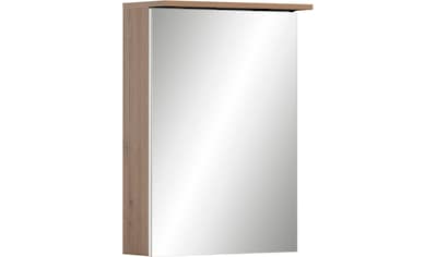 Badezimmerspiegelschrank »Jesper Breite 50,4 cm«, Mit LED-Beleuchtung und...