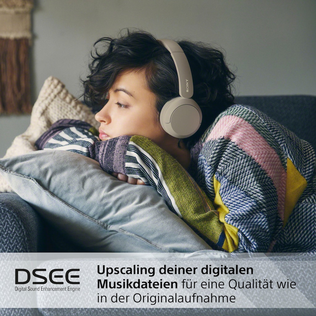 Sony On-Ear-Kopfhörer »WHCH520«, Bluetooth, Freisprechfunktion-Rauschunterdrückung