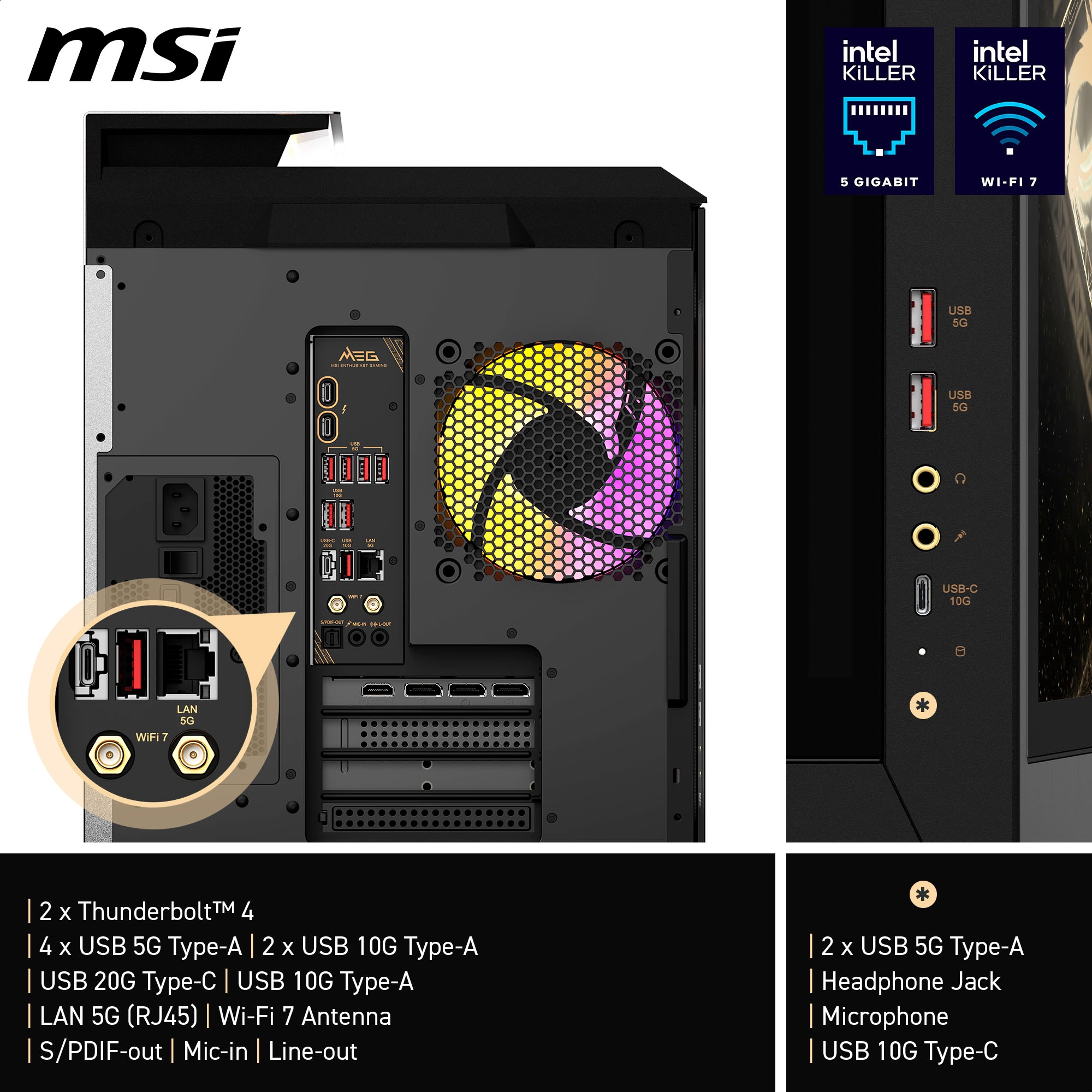 MSI Gaming-PC »MEG Vision X AI 2NVV7-008DE«