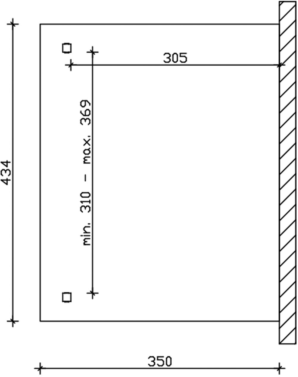 Skanholz Terrassendach »Ancona« Leimholz