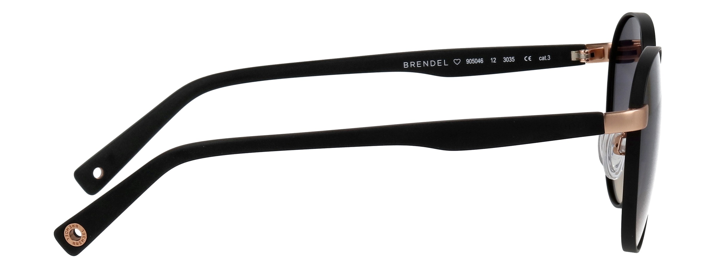 BRENDEL eyewear Sonnenbrille goldfarbener Einfachsteg