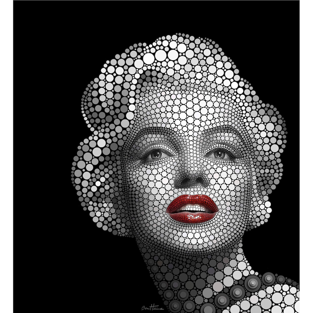 Wall-Art Vliestapete »Ben Heine Circlism: Marilyn Monroe«, Motiv, made in Berlin