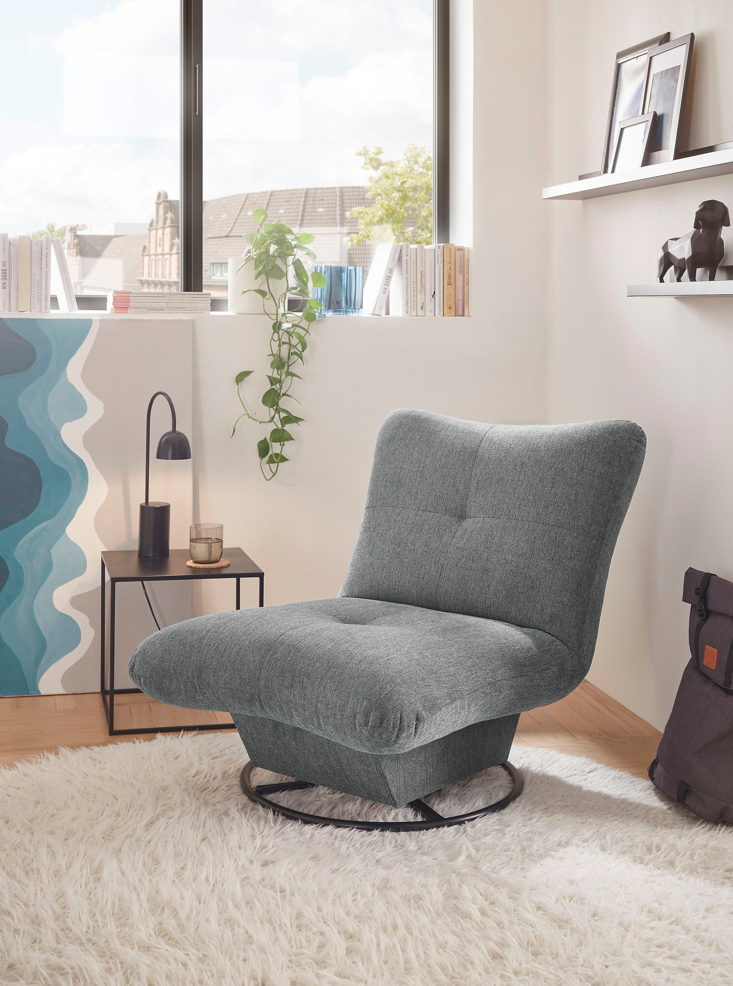 ED EXCITING DESIGN Drehsessel »Maranello«, frei im Raum stellbar, drehbar günstig online kaufen