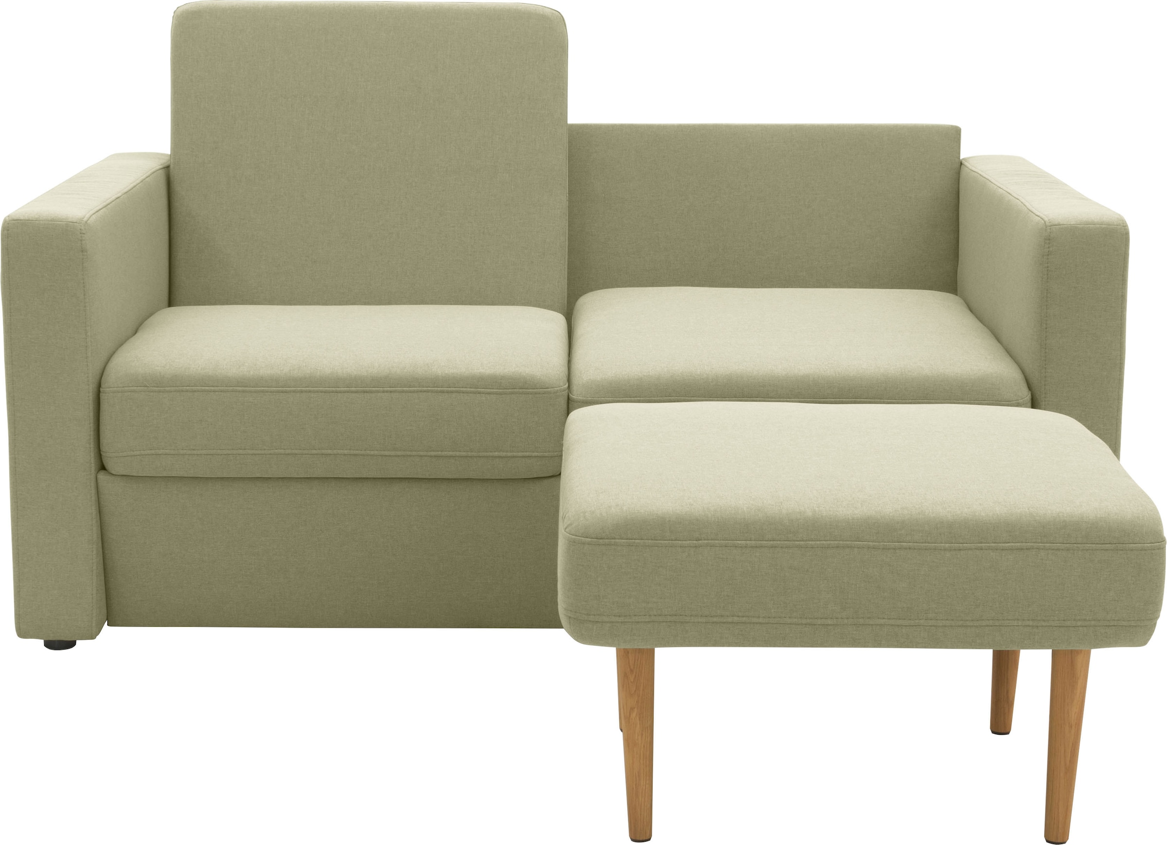 DOMO collection 2-Sitzer »Slunce, Outdoor-Raumwunder«, 2-Sitzer inkl. 2 Hocker, Outdoor geeignet