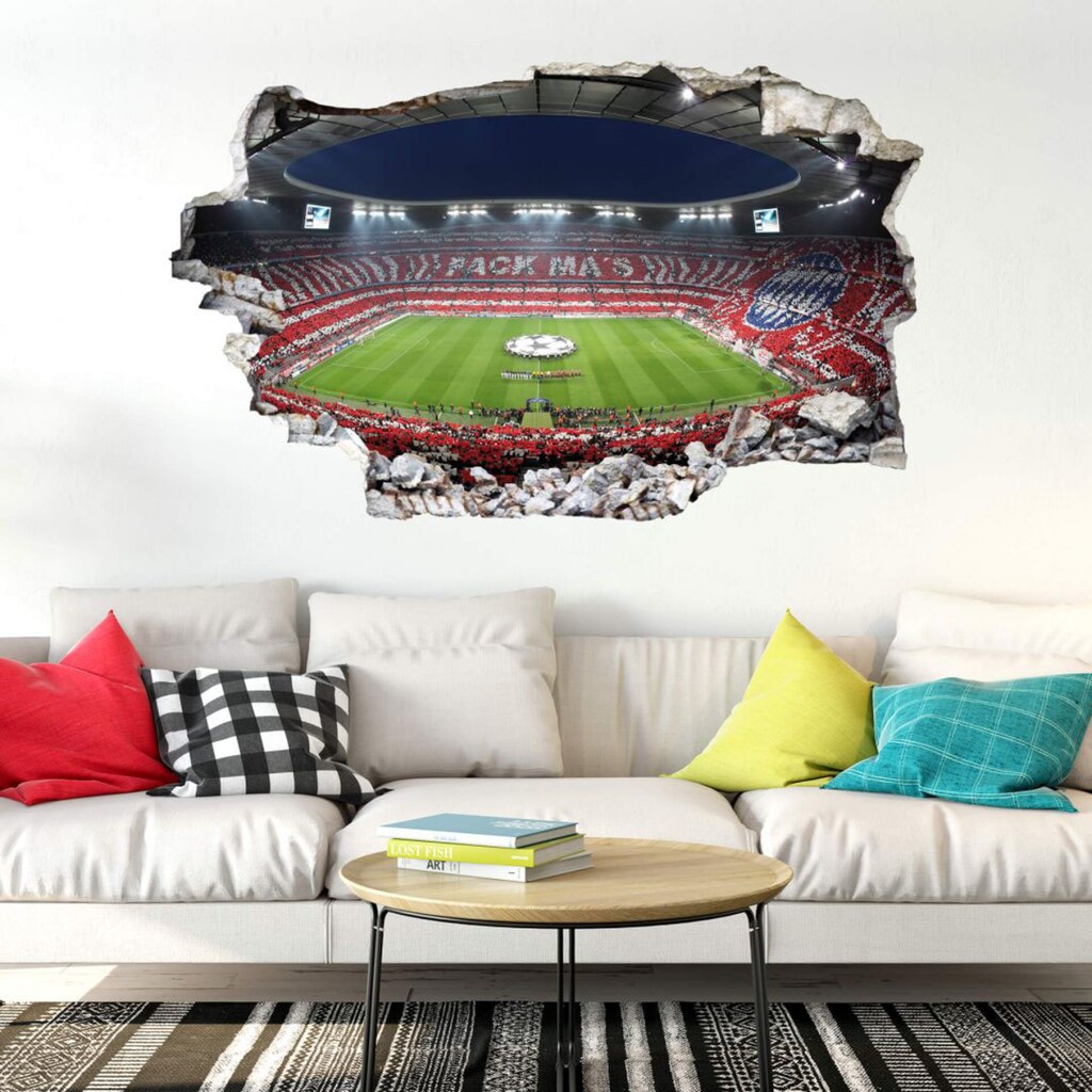 Wall-Art Wandtattoo »Aufkleber FCB Stadion Pack Ma's«, (1 St.)