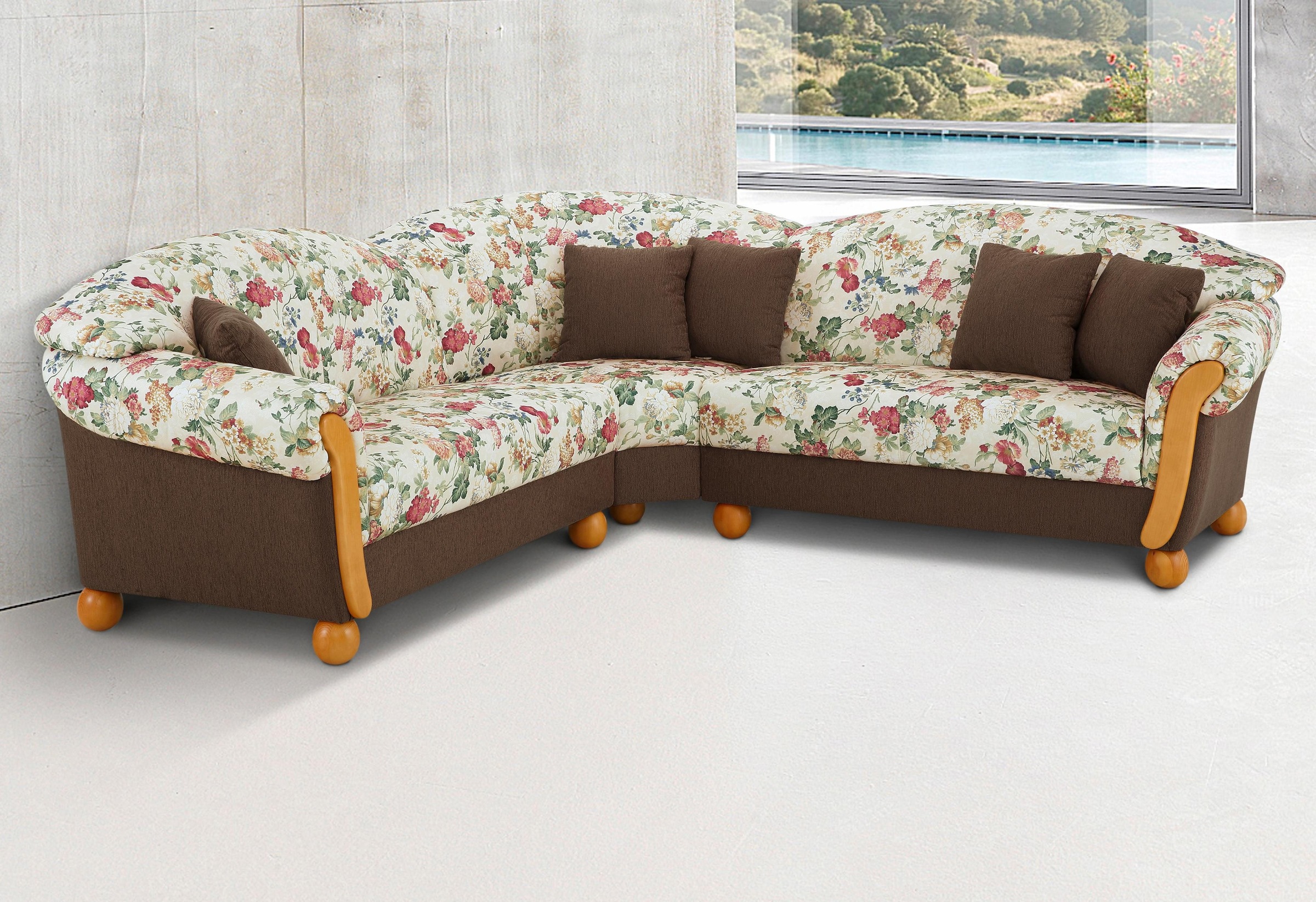 Home affaire Ecksofa "Milano, L-Form", gleichschenklig günstig online kaufen