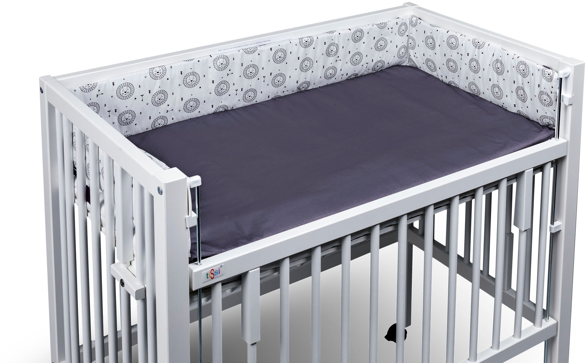 tiSsi® Bettnestchen »Sophie, grau Lion«, (2 tlg., Nestchen und Einlage), pa günstig online kaufen