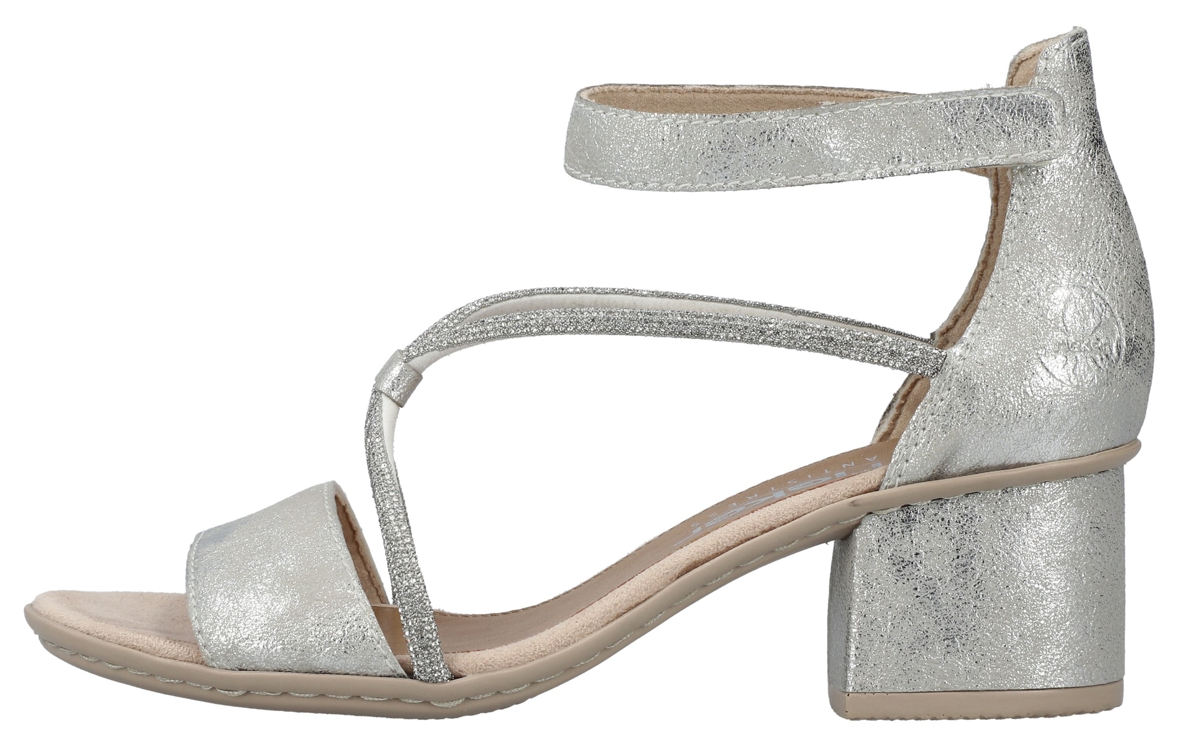 Rieker Sandalette  Sommerschuh, Sandale, Blockabsatz, mit praktischem Klettverschluss