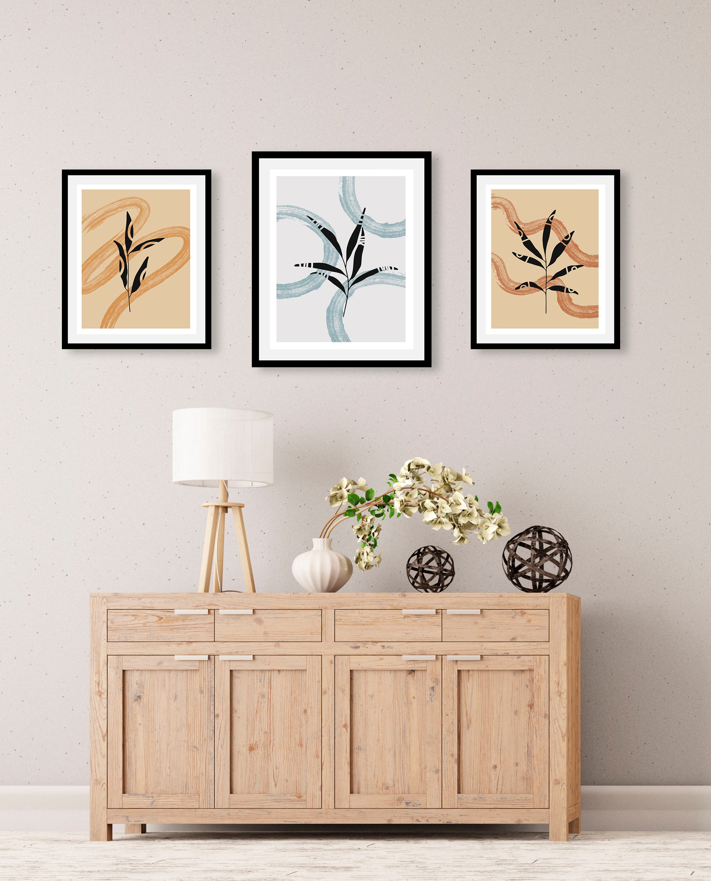 queence Bild »Set Hera«, (1 St.), HD Premium Poster-Druck inkl. Holzrahmen günstig online kaufen