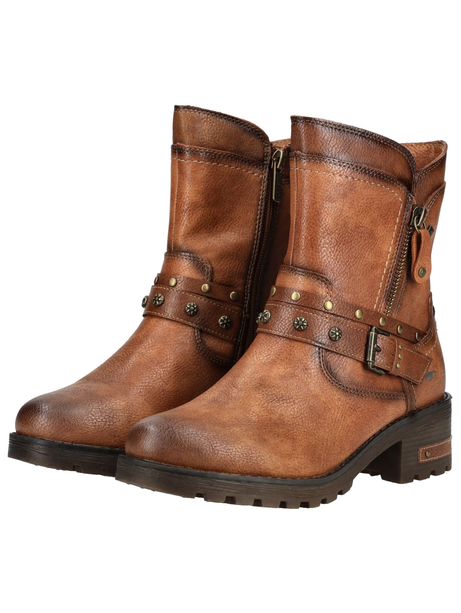 Mustang Shoes Bikerboots »Mustang Shoes Stiefelette Lederimitat«