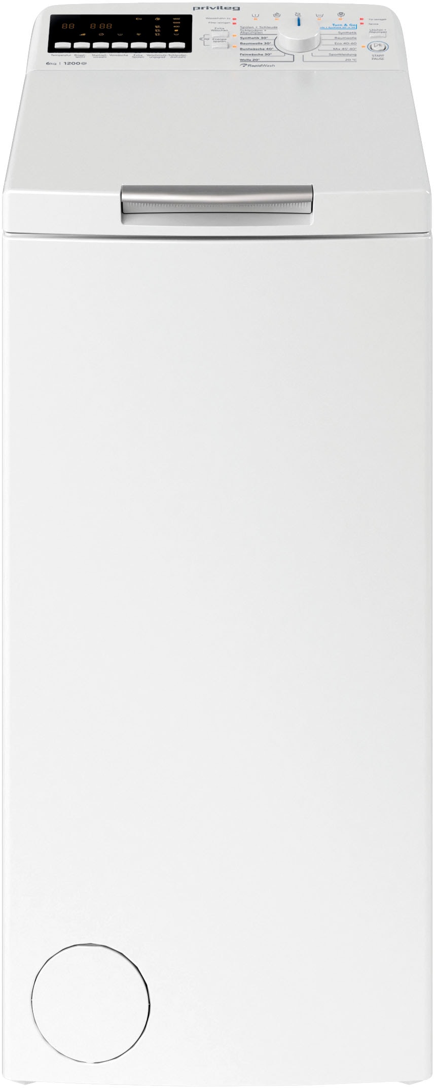 PRIVILEG Waschmaschine Toplader "PWT A616P N" weiß