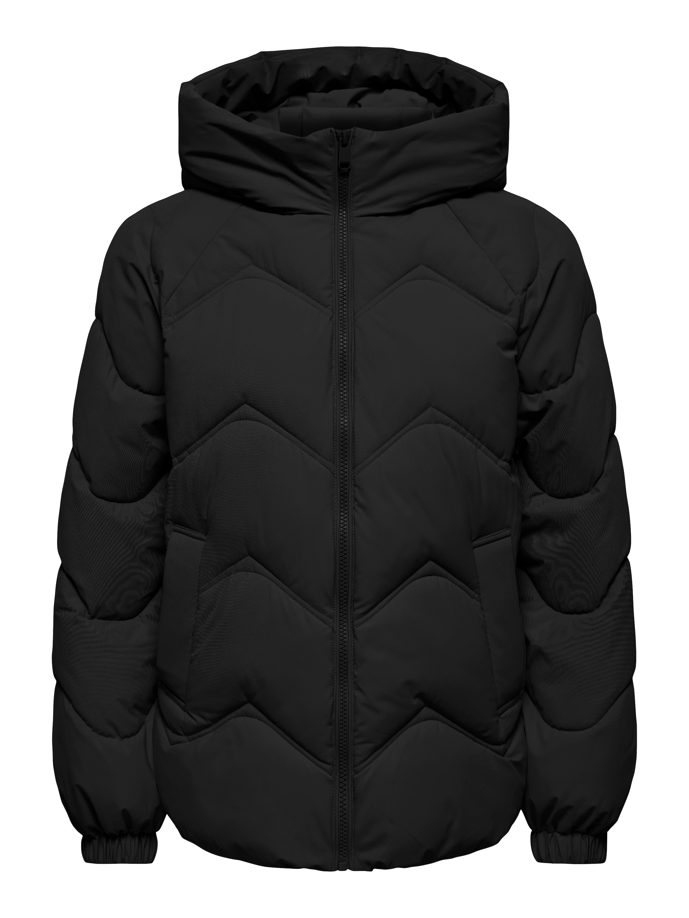 JDY Steppjacke »JDYPOWER SHORT HOOD PUFFER OTW HAB« mit Kapuze Kunstfaser