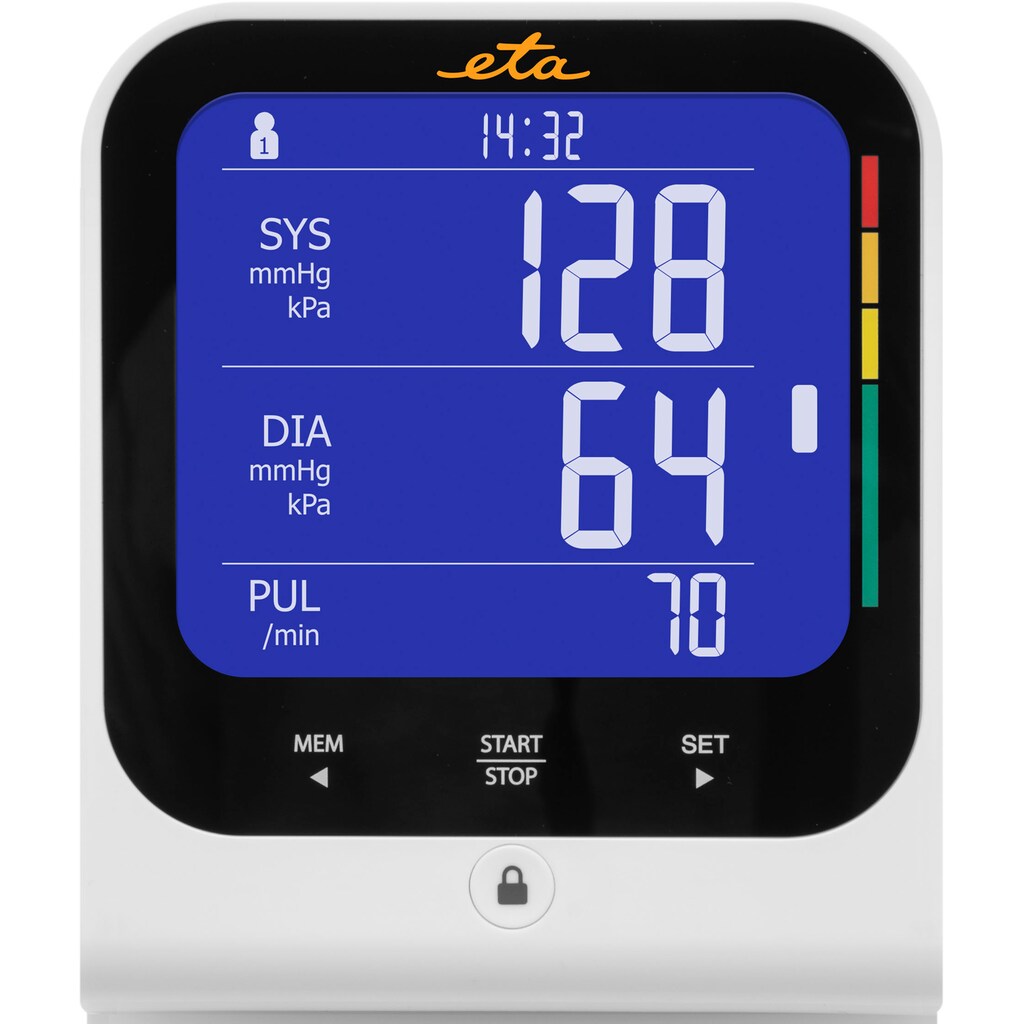eta Oberarm-Blutdruckmessgerät »TMB-1490-CS ETA329790000«, Oszillometrische Messmethode
