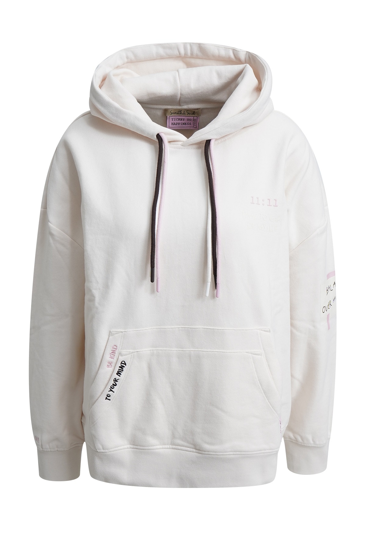 Smith & Soul Hoodie , im Oversize Fit, detailreich gestaltet
