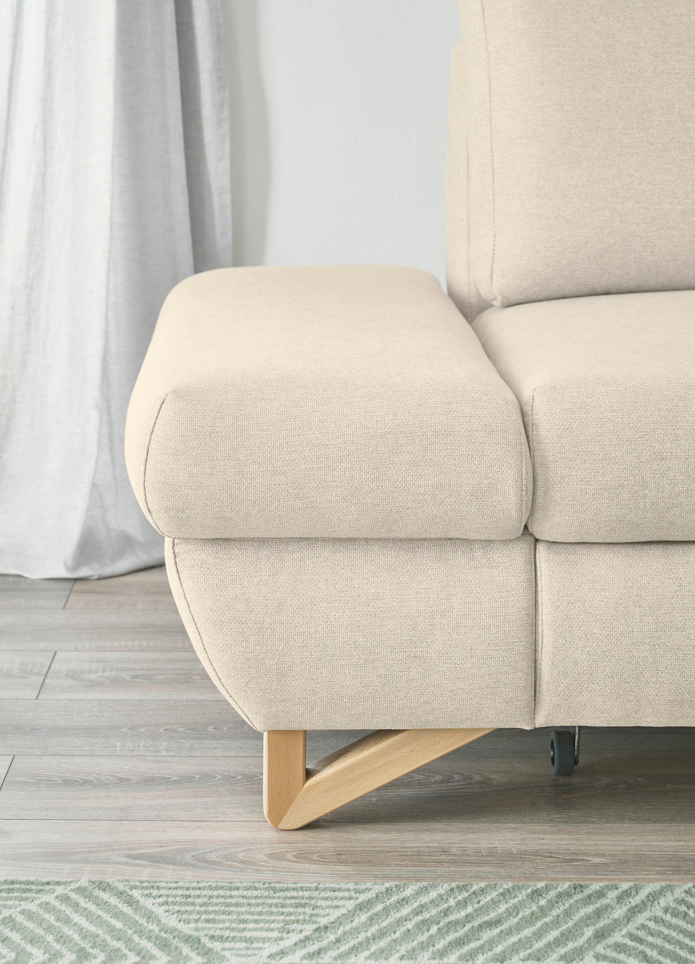 INOSIGN Ecksofa »City/Giron, L-Form,«, verstellbare Armlehnen mit Rasterfunktion