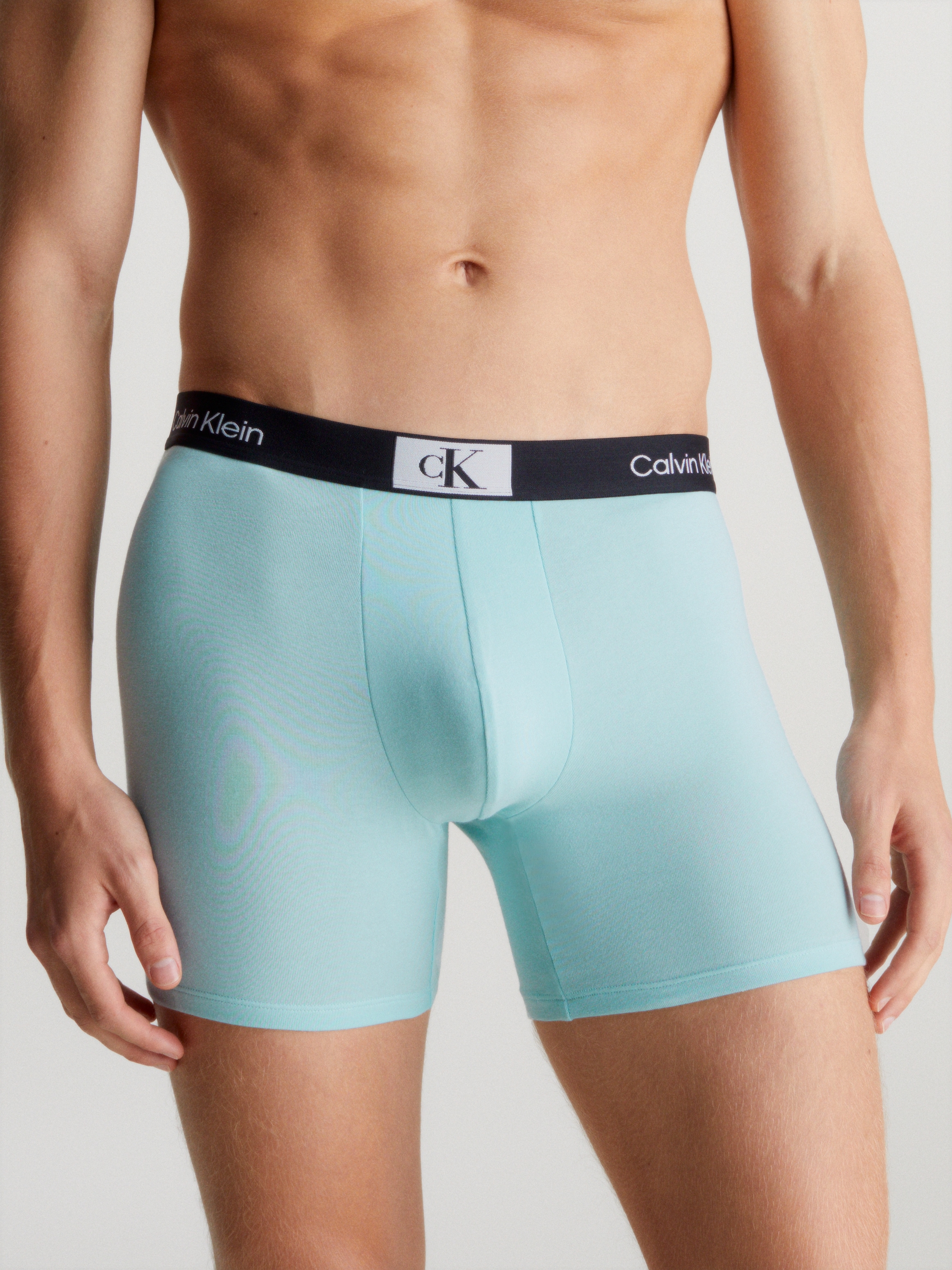 Calvin Klein Underwear Boxer »BOXER BRIEF 3PK«, (Packung, 3 St., 3er-Pack), mit Logo-Elastikbund