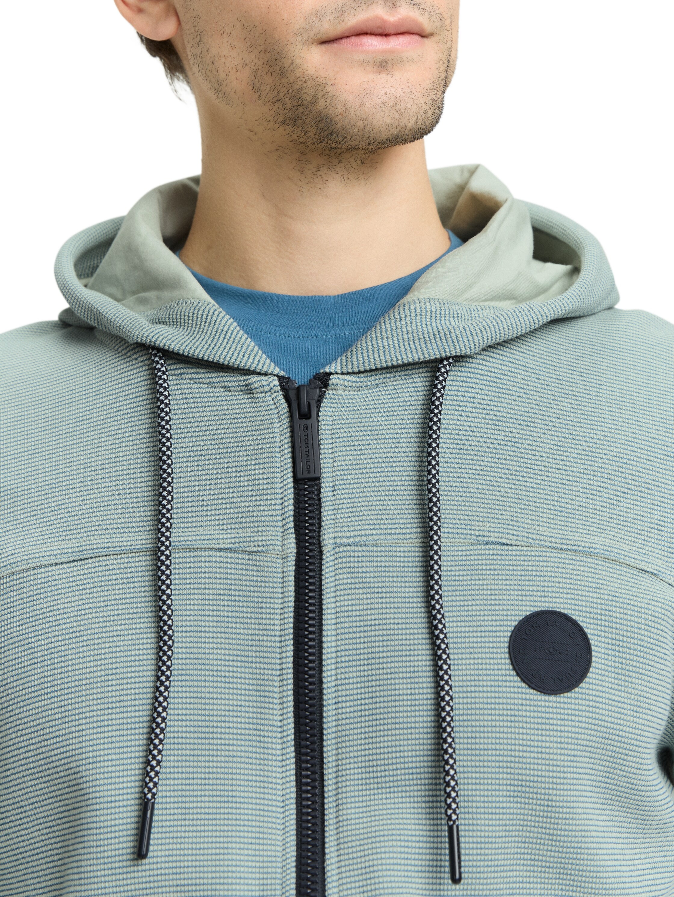 TOM TAILOR Sweatjacke mit Kapuze