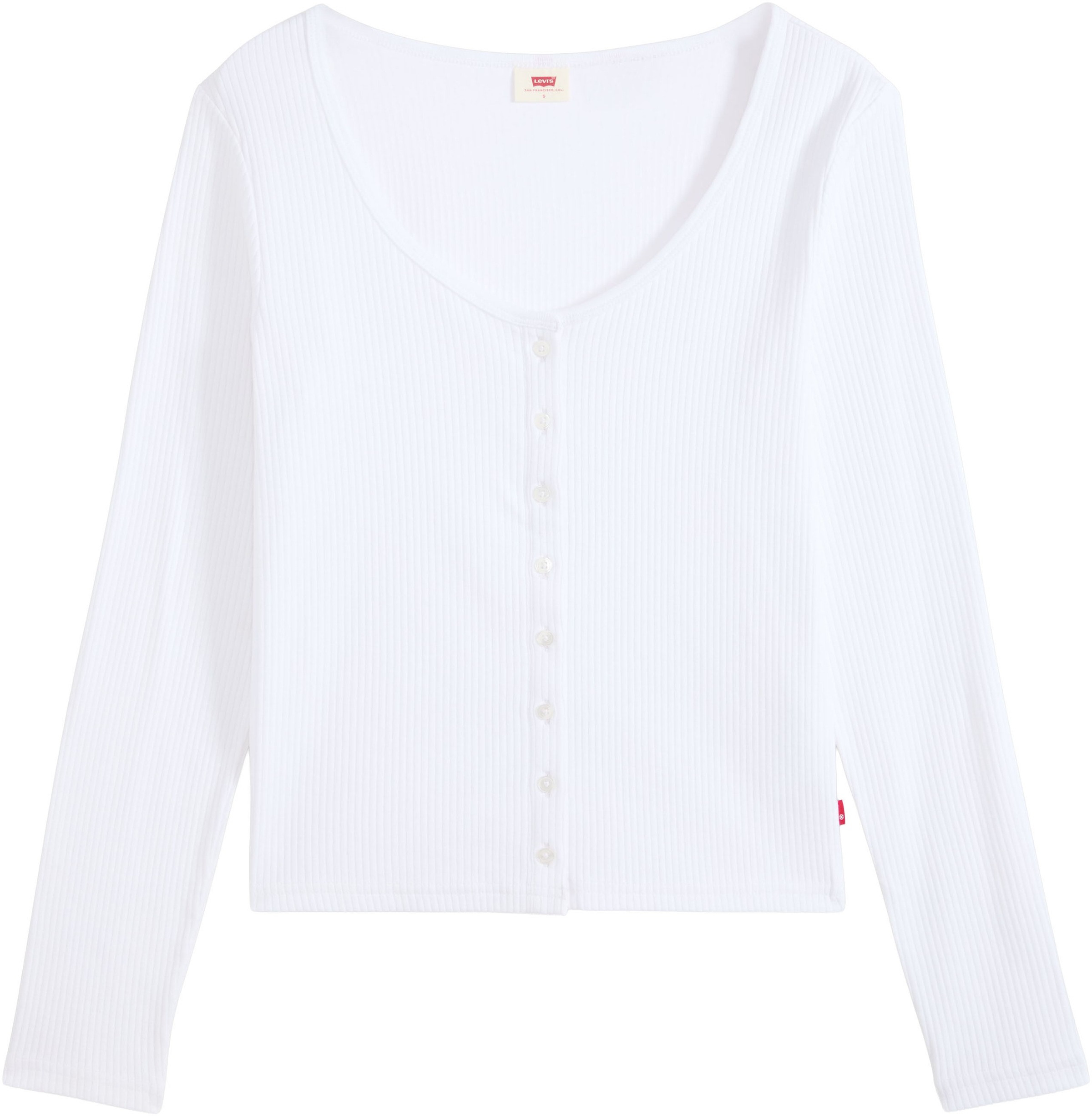 Levi's® Langarmshirt »AUSTEN BUTTON THROUGH LS« Feinripp