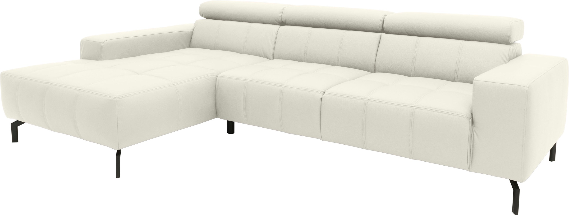 DOMO collection Ecksofa »Cunelli tolle Sitznähte als Designelement, fester günstig online kaufen