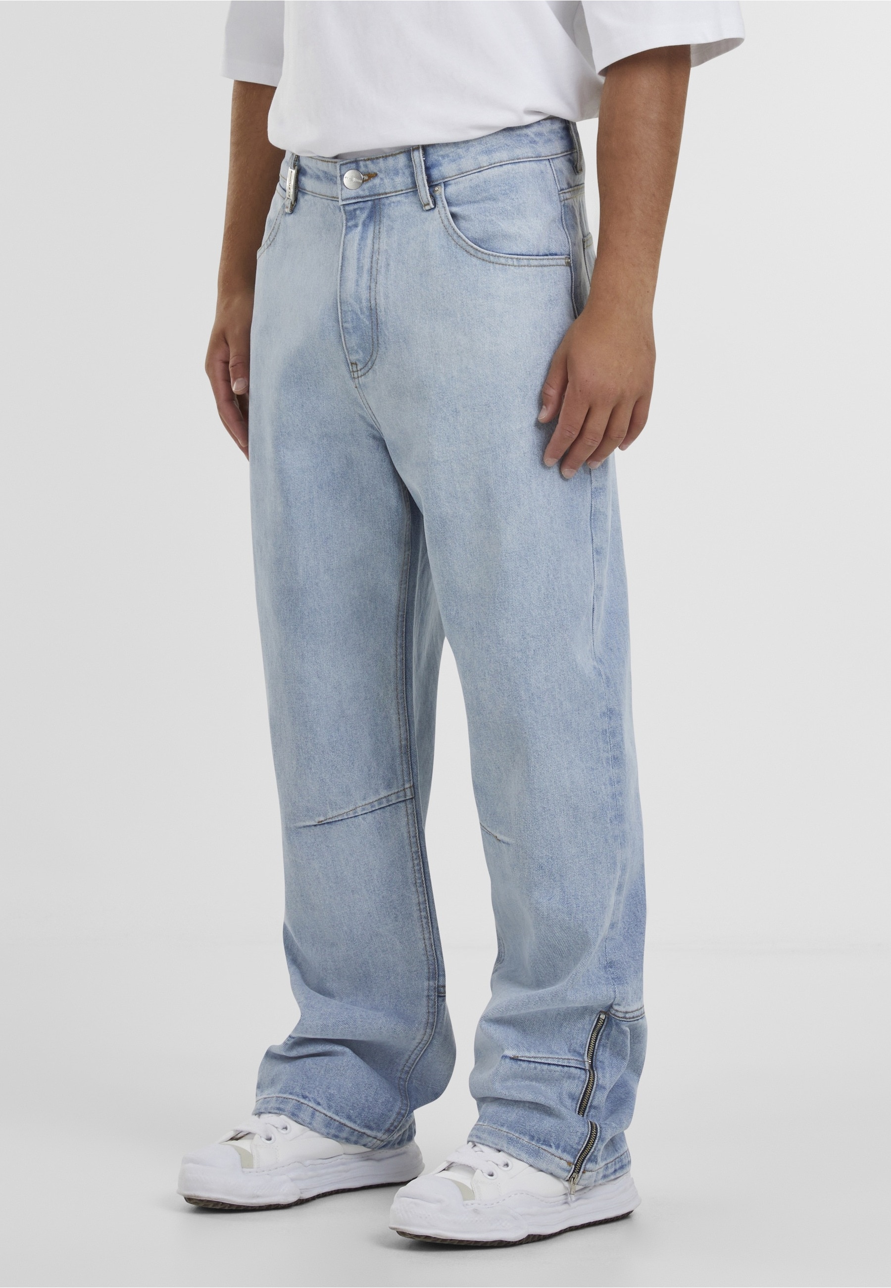 2Y Studios Bequeme Jeans »2Y Studios Neal Zipper Baggy Jeans«