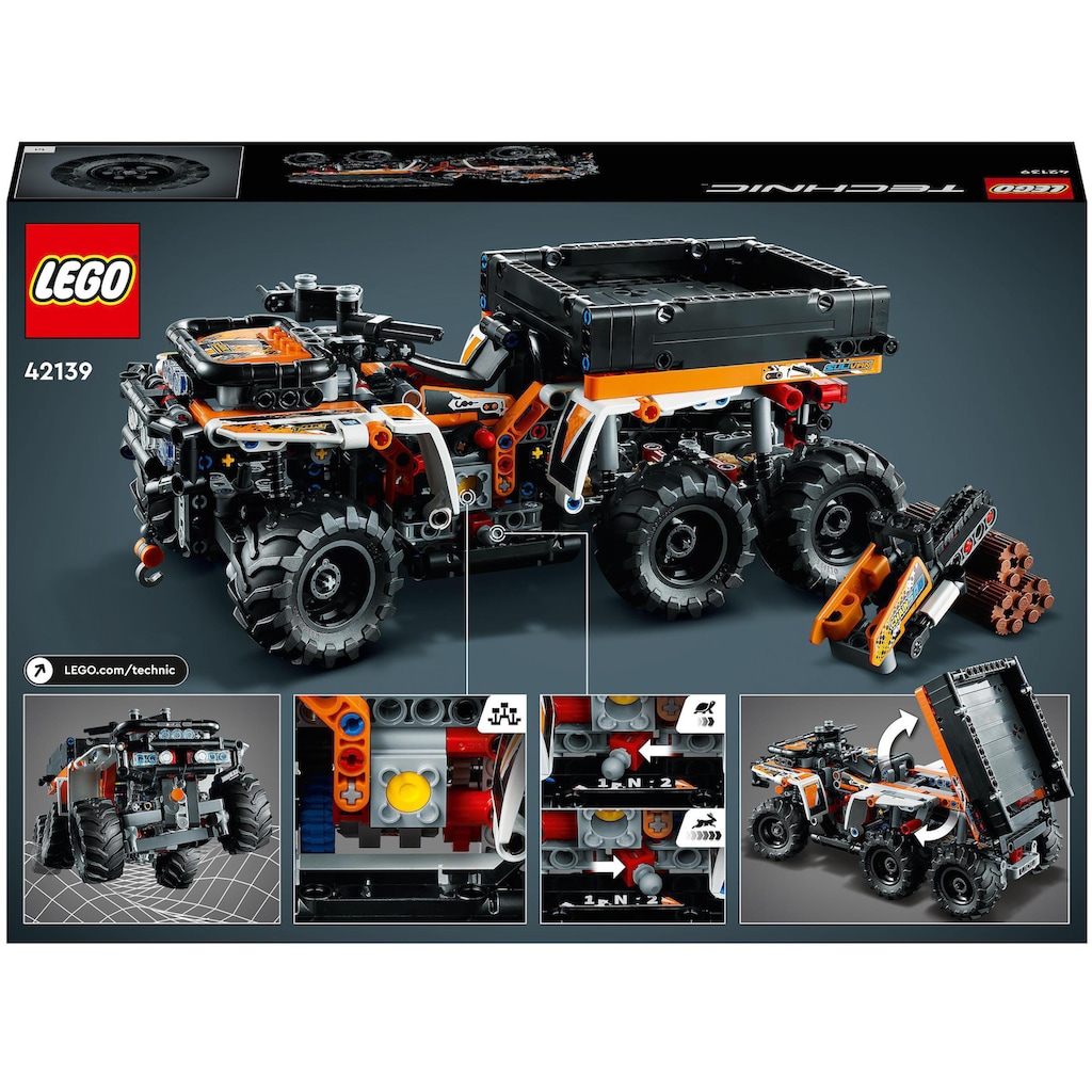 LEGO® Konstruktionsspielsteine »Geländefahrzeug (42139), LEGO® Technic«, (764 St.), Made in Europe