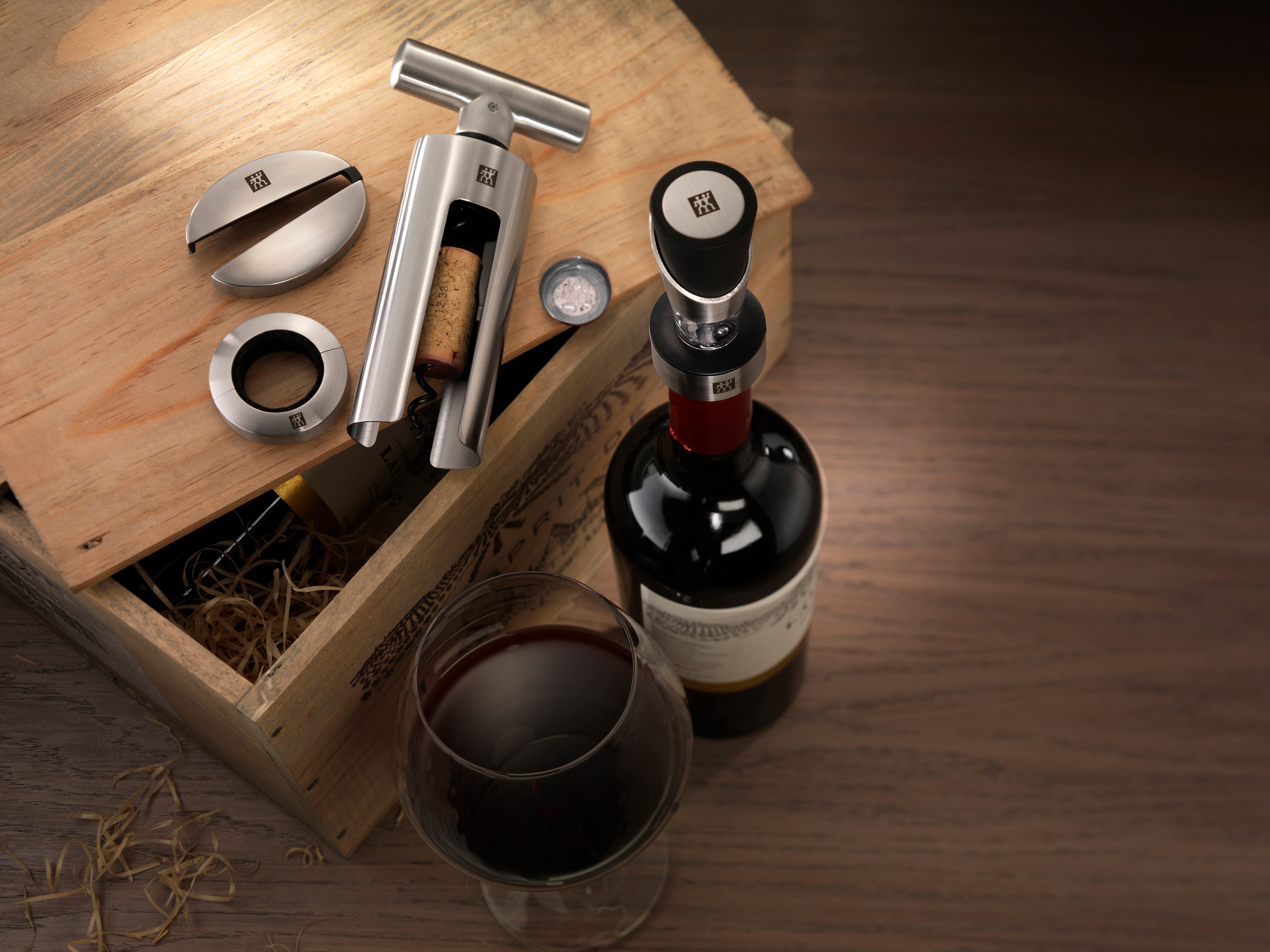 Zwilling Weinflaschenöffner »Sommelier« Sommelier Set, Edelstahl, 4-tlg. günstig online kaufen
